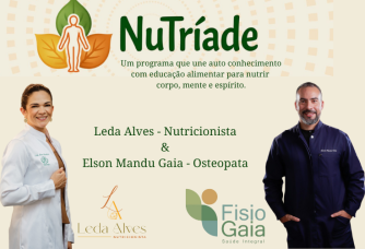 Programa NuTríade - Nutrindo corpo, mente e espírito, está com inscrições abertas por tempo limitado