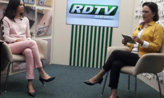 Leda Alves é entrevistada por Lídice Lannes no RDTV