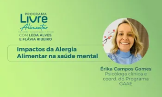 Programa Livre Alimentar 18/04/24 – Impactos da alergia alimentar na saúde mental